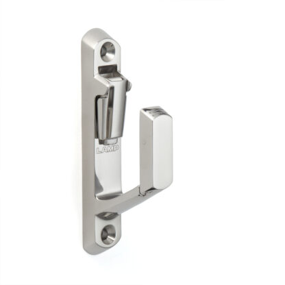Hoogwaardige haak met veiligheidsklep van roestvrij staal SUS316, EN-E107. V4A Safety Lock Rope Hook voor scheepsbouw, buiten, vochtige omgeving, ruwe omgeving en nog veel meer, door Sugatsune / LAMP® (Japan) - Afbeelding 3