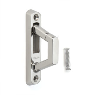 Hoogwaardige haak met veiligheidsklep van roestvrij staal SUS316, EN-K120. V4A Safety Lock Rope Hook voor scheepsbouw, buiten, vochtige omgeving, ruwe omgeving en nog veel meer, door Sugatsune / LAMP® (Japan)