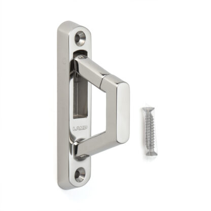 Hoogwaardige haak met veiligheidsklep van roestvrij staal SUS316, EN-K120. V4A Safety Lock Rope Hook voor scheepsbouw, buiten, vochtige omgeving, ruwe omgeving en nog veel meer, door Sugatsune / LAMP® (Japan)