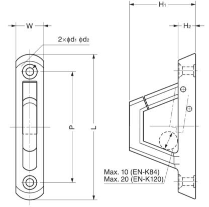 Hoogwaardige haak met veiligheidsklep van roestvrij staal SUS316, EN-K120. V4A Safety Lock Rope Hook voor scheepsbouw, buiten, vochtige omgeving, ruwe omgeving en nog veel meer, door Sugatsune / LAMP® (Japan) - Afbeelding 4