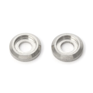 2 stuks hoogwaardige roestvrijstalen montagebeugel gemaakt van SUS304 (V2A) voor roestvrijstalen handgrepen met rond profiel en diameter Φ10 mm (25/64 ") H-42-Z-10. Roestvrijstalen wasmachine H-42-Z-10 gemaakt van SUS304 (V2A) voor jacht, roestvrijstalen