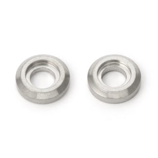 2-delige hoogwaardige roestvrijstalen montagebeugel gemaakt van SUS304 (V2A) voor roestvrijstalen handgrepen met rond profiel en diameter Φ6 mm (15/64") H-42-Z-6. Roestvrijstalen wasmachine H-42-Z-6 gemaakt van SUS304 (V2A) voor jacht, roestvrijstalen keu