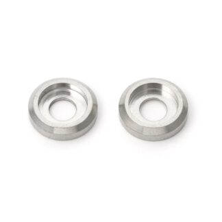 2 stuks hoogwaardige roestvrijstalen montagebeugel gemaakt van SUS304 (V2A) voor roestvrijstalen handgrepen met rond profiel en diameter Φ7 mm (9/32 ") H-42-Z-7. Roestvrijstalen wasmachine H-42-Z-7 gemaakt van SUS304 (V2A) voor jacht, roestvrijstalen keuk