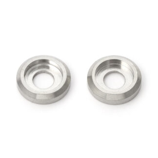 2-delige hoogwaardige roestvrijstalen montagebeugel gemaakt van SUS304 (V2A) voor roestvrijstalen handgrepen met rond profiel en diameter Φ9 mm (23/64") H-42-Z-9. Roestvrijstalen wasmachine H-42-Z-9 gemaakt van SUS304 (V2A) voor jacht, roestvrijstalen keu