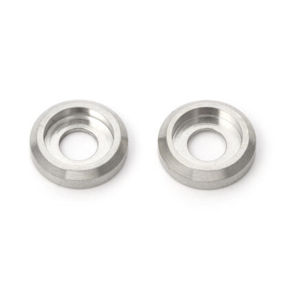 2-delige hoogwaardige roestvrijstalen montagebeugel gemaakt van SUS304 (V2A) voor roestvrijstalen handgrepen met rond profiel en diameter Φ9 mm (23/64") H-42-Z-9. Roestvrijstalen wasmachine H-42-Z-9 gemaakt van SUS304 (V2A) voor jacht, roestvrijstalen keu