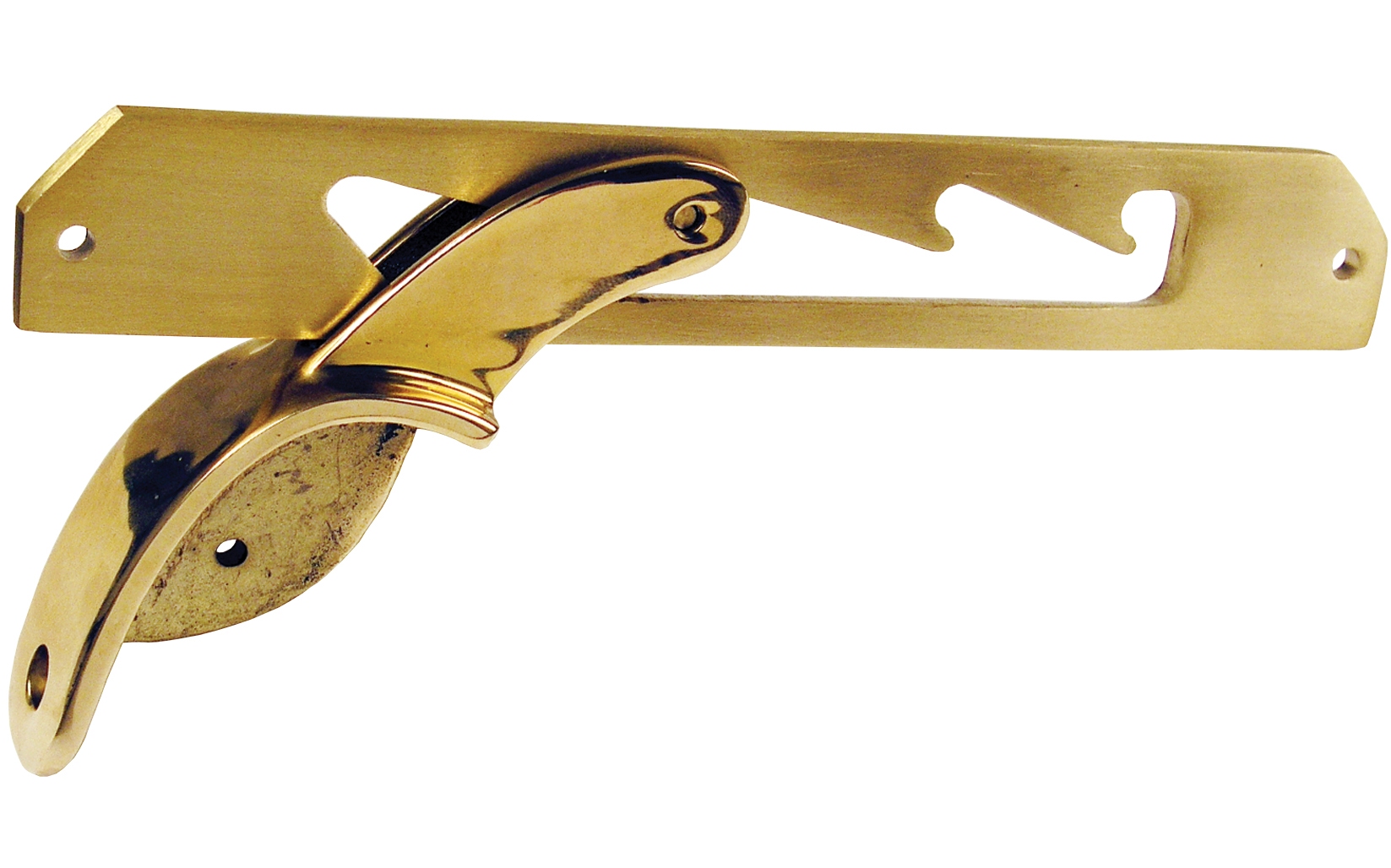 2 stuks Hoge kwaliteit koperen klink, glanzend gepolijst, 235 mm (9.3") 04.03.040-0. Ligstoelfitting van koper, glanzend gepolijst, voor ligstoel, ligstoel bij het zwembad, ligstoel, ligstoel, stoomstoel, klapstoel, houten ligstoel, ligstoel, door SISO De - Afbeelding 5