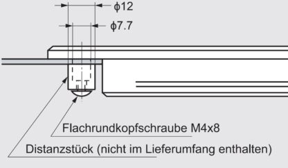 Hoge kwaliteit rechthoekige grip shell gemaakt van massief zinklegering, oppervlak: wit brons, 164 mm (6,5") SD-160WB. Meubelhandvat SD-160WB voor lade, kast, kantoormeubilair, slaapkamermeubilair, keukenmeubilair, door Sugatsune / LAMP® (Japan) - Afbeelding 4