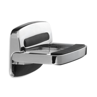 Hoogwaardig kofferhandvat van zinklegering met veer, 115 mm (4,6") TMU-115. Zinklegering vouwhandvat voor apparaten, koffers, koffers, versterkers, dozen, door Sugatsune / LAMP® (Japan) - Afbeelding 2