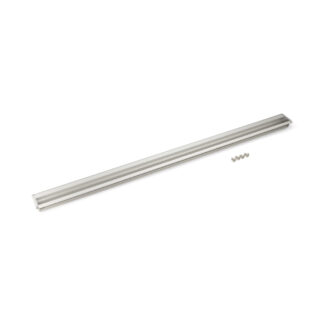 Lange aluminiumlegering inlaatgreep shell, geanodiseerd oppervlak, 600 mm (23,7") XLA-HHA600. Inlaatgreep XLA-HHA600 voor houten kasten, metalen kasten, elektrische apparaten, industriële machines, door Sugatsune / LAMP® (Japan)