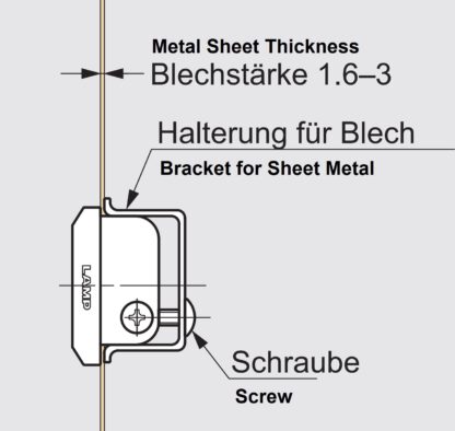 Lange aluminiumlegering inlaatgreep shell, geanodiseerd oppervlak, 600 mm (23,7") XLA-HHA600. Inlaatgreep XLA-HHA600 voor houten kasten, metalen kasten, elektrische apparaten, industriële machines, door Sugatsune / LAMP® (Japan) - Afbeelding 4