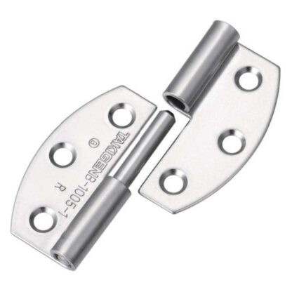 2 stuks hoogwaardig lift-off scharnier van SUS304 roestvrij staal, oppervlak: glanzend gepolijst, 38 mm (1.5"), uitvoering: rechts, B-1005-2-R. Hoogwaardig vlaggenschipscharnier gemaakt van V2A voor vochtige omgevingen, schepen, buitenkeukens en nog veel meer, door TAKIGEN (Japan)