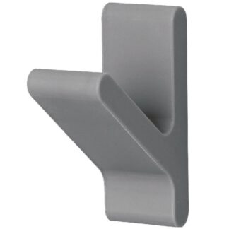 Sterke magneethaak, gecoat met siliconen, oppervlak: grijs, 46 mm (1,9"), PXB-GN05M-101-GR. Siliconen haken voor koelkast, magneetbord, sleutelwand, locker, metalen kast, metalen wand en nog veel meer, van Sugatsune / LAMP® (Japan)