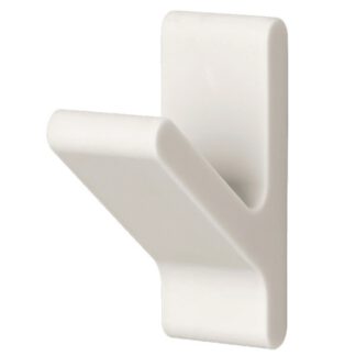 Sterke magnetische haak, gecoat met siliconen, oppervlak: gebroken wit, 46 mm (1,9"), PXB-GN05M-101-GWT. Siliconen haken voor koelkast, magneetbord, sleutelwand, locker, metalen kast, metalen wand en nog veel meer, van Sugatsune / LAMP® (Japan)