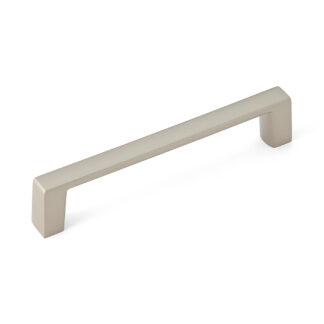 Hoogwaardige massieve zinklegering (ZDC) meubelgreep, vernikkeld, 112 mm (4,5") 936-100-SNI. Zinklegering (ZDC) kast handvat 936-100-SNI voor keukenkast, woonkamer kast, slaapkamermeubilair, door Sugatsune / LAMP® (Japan)