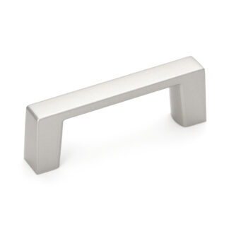 Hoogwaardige massieve zinklegering (ZDC) meubelgreep, vernikkeld, 66,5 mm (2,7") 936-55-SNI. Zinklegering (ZDC) kast handvat 936-55-SNI voor keukenkast, woonkamerkast, slaapkamermeubel, door Sugatsune / LAMP® (Japan)