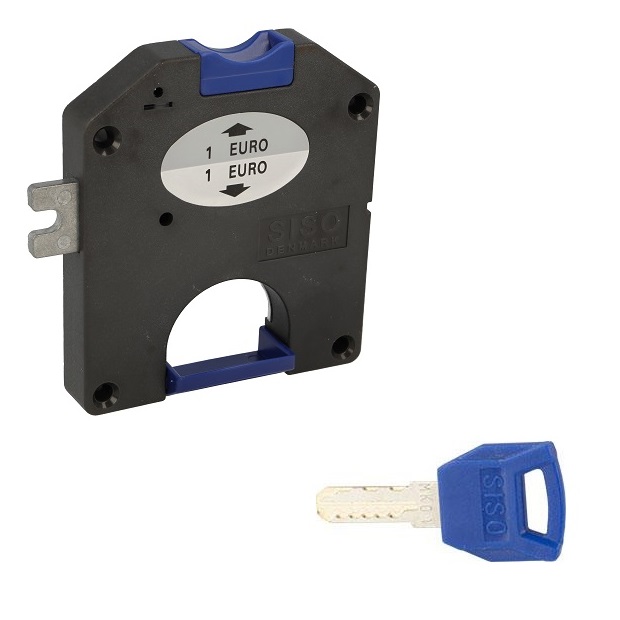 Hoofdsleutel voor muntslot, geschikt voor statiegeldslot van SISO / UMAXO®.