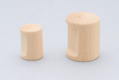 Hoogwaardige meubelknopgreep van massief hout, oppervlak: naturel, 20 mm (0,8") SMRB20. Natuurlijke houten handvatknop voor lade, meubeldeur, keukenkast en nog veel meer, door Sugatsune / LAMP® (Japan) - Afbeelding 3