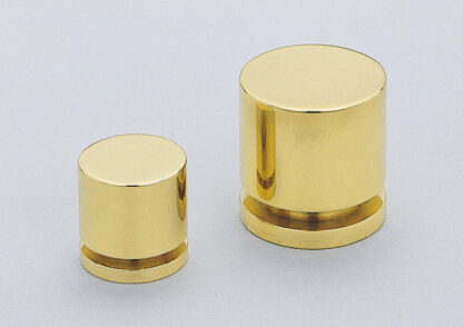 Hoogwaardig messing meubelknophandvat, afwerking: glanzend gepolijst, 18 mm (0,8") KHE107-18PB. Messing handvatknop voor lade, meubeldeur, keukenkast, kantoorkast en nog veel meer, door Sugatsune / LAMP® (Japan) - Afbeelding 3