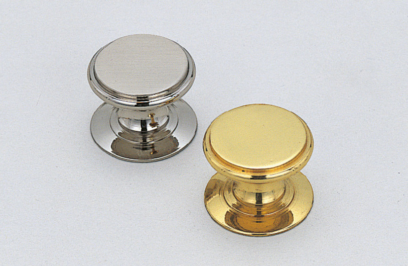 Hoogwaardige meubelknopgreep van messing, afwerking: wit brons, satijn mat, 16 mm (0,7") SY-16WB. Messing handvatknop voor lade, meubeldeur, keukenkast, kantoorkast en nog veel meer, door Sugatsune / LAMP® (Japan) - Afbeelding 3