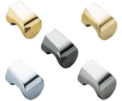 Hoogwaardige meubelknopgreep gemaakt van zinklegering, afwerking: goudkleurig, satijn mat, 16 mm (0,7") MKZ-15SB. Zinklegering handvatknop voor lade, meubeldeur, keukenkast, kantoorkast en nog veel meer, door Sugatsune / LAMP® (Japan) - Afbeelding 3