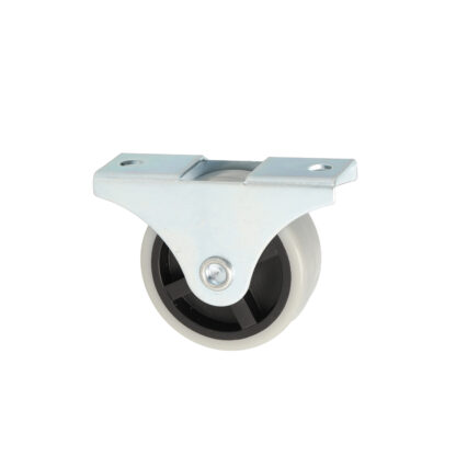 4 meubelwielen, gemaakt van robuust polyurethaan, oppervlak: grijs, 40 mm (1.6"), 08.06.044-0. Rollenset voor ladekast onder bed, speelgoedkist, doos, doos, apparaten, meubels en nog veel meer, van SISO Denmark - Afbeelding 5