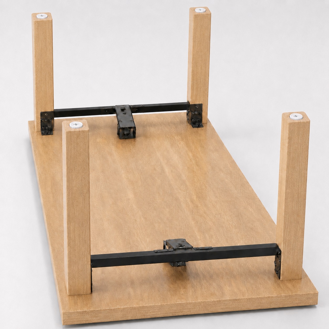 4 stevige meubelversteller, laadvermogen: 600 kg, oppervlak: wit, ⌀25 mm (63/64"), versie: met kruisschroevenprop voor schroevendraaier, B572-25-WH. Verstelbare voet voor meubels en nog veel meer, door Kojima (Japan) - Afbeelding 5