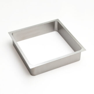 Hoogwaardige rechthoekige vuilafvoer, gemaakt van roestvrij staal, afwerking: mat satijn, 274 mm (10,8"), AN-KH028-HL. Roestvrijstalen afvalstrooisel, voor gastronomie, winkelinrichting, schoonheidssalon, dokterspraktijk en nog veel meer, door Sugatsune /