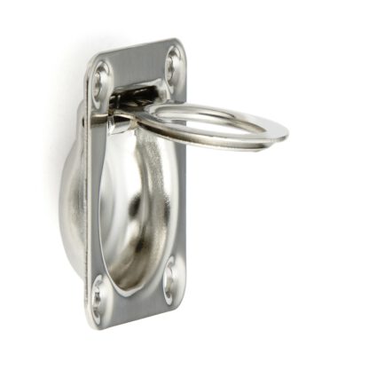 Ringvormige roestvrijstalen inklapbare handgreep SUS304, 38 mm (1-16/32") 980641. Ringvormige roestvrijstalen vouwgreep gemaakt van roestvrij staal V2A, glanzend gepolijst, voor inspectieklep, inspectiedeur, vochtige omgeving, schip, caravan door Sugatsune / LAMP® (Japan) - Afbeelding 5