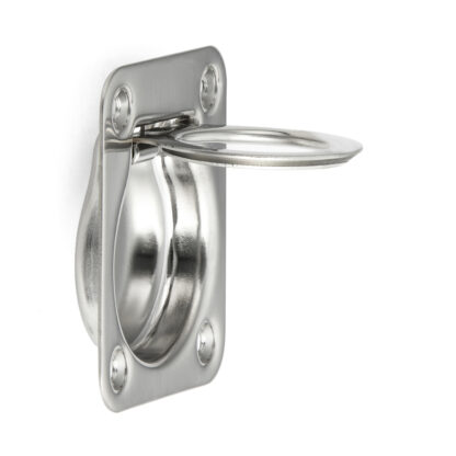 Ringvormige RVS inklapbare handgreep SUS304, 50 mm (1-31/32") 980642. Ringvormige roestvrijstalen vouwgreep gemaakt van roestvrij staal V2A, glanzend gepolijst, voor inspectieklep, inspectiedeur, vochtige omgeving, schip, caravan door Sugatsune / LAMP® (Japan) - Afbeelding 5