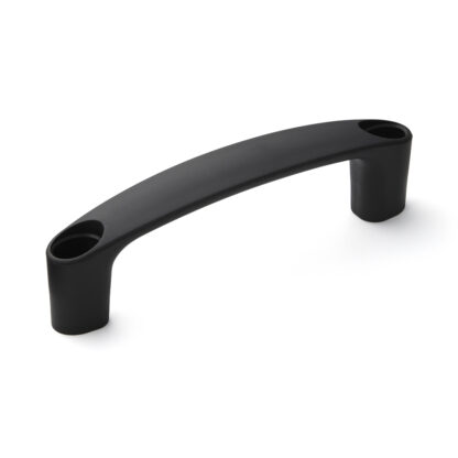 Hoogwaardige robuuste apparaathandgreep gemaakt van versterkt nylon, zwart met gele afdekdoppen, 150 mm (6") MJH-150-YE. Machinehandgreep MJH-150-YE voor industriële kasten, productieapparatuur, machinebouw, door Sugatsune / LAMP® (Japan) - Afbeelding 6