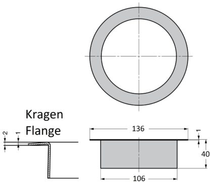 Hoogwaardige ronde vuilnisgooi, gemaakt van roestvrij staal, oppervlak: glanzend gepolijst, 136 mm (5,4"), AN-DH011-MR. RVS afvalafval, voor systeemcatering, winkelinrichting, schoonheidssalon en nog veel meer, door Sugatsune / LAMP® (Japan) - Afbeelding 2