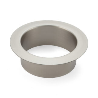 Hoogwaardig rond strooisel, gemaakt van roestvrij staal, oppervlak: mat gesatineerd, 112 mm (4,5"), AN-DH008-HL (AN-DH001-HL). RVS afvalafval, voor systeemcatering, winkelinrichting, schoonheidssalon en nog veel meer, door Sugatsune / LAMP® (Japan)