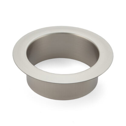 Hoogwaardig rond strooisel, gemaakt van roestvrij staal, oppervlak: mat gesatineerd, 112 mm (4,5"), AN-DH008-HL (AN-DH001-HL). RVS afvalafval, voor systeemcatering, winkelinrichting, schoonheidssalon en nog veel meer, door Sugatsune / LAMP® (Japan)