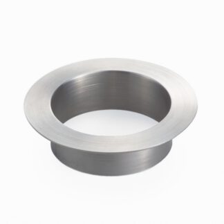 Hoogwaardige ronde vuilafvoer, gemaakt van roestvrij staal, oppervlak: mat satijn, 82 mm (3,3"), AN-DH005-HL. RVS afvalgooi, voor systeemcatering, winkelinrichting, schoonheidssalon, dokterspraktijk en nog veel meer, van Sugatsune / LAMP® (Japan)
