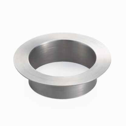 Hoogwaardige ronde vuilafvoer, gemaakt van roestvrij staal, oppervlak: mat satijn, 82 mm (3,3"), AN-DH005-HL. RVS afvalgooi, voor systeemcatering, winkelinrichting, schoonheidssalon, dokterspraktijk en nog veel meer, van Sugatsune / LAMP® (Japan)