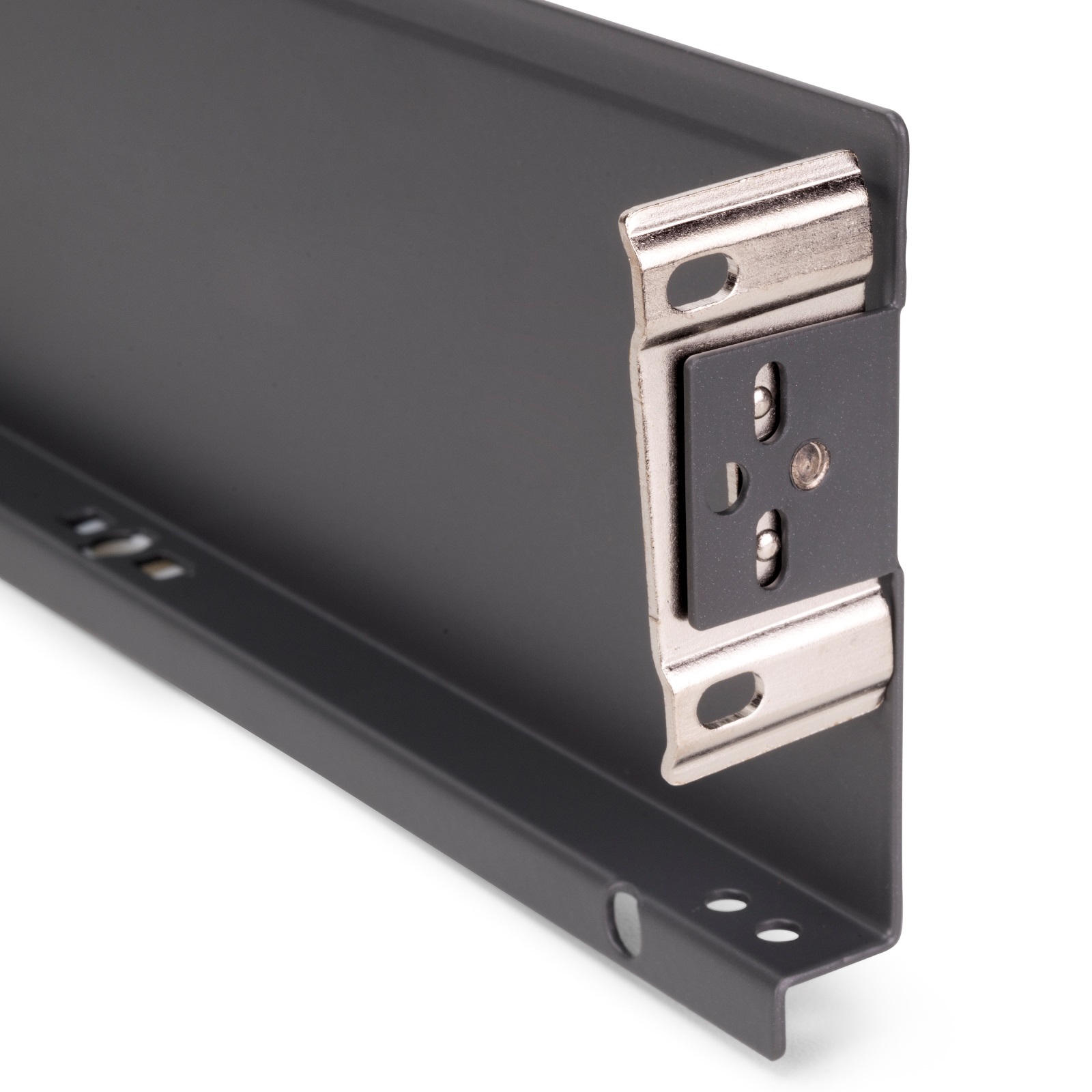 Ladeset, met extra dunne frames, hoogte: 88 mm (3-15/32"), oppervlak: antracietgrijs, 440 mm (17-21/64"), versie: volledige verlenging met soft-close, 3275335 ladeset voor keukenmeubels en nog veel meer, door EMUCA - Afbeelding 2