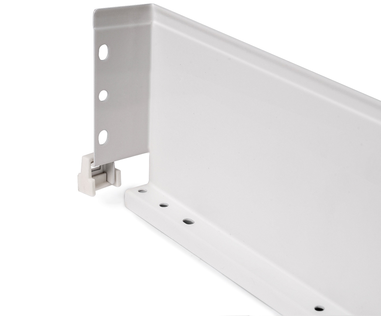 Ladeset, met extra dunne frames, hoogte: 88 mm (3-15/32"), oppervlak: wit, 440 mm (17-21/64"), versie: gedeeltelijke verlenging met openduw, 3275312. ladeset voor keukenmeubels en nog veel meer, door EMUCA - Afbeelding 3