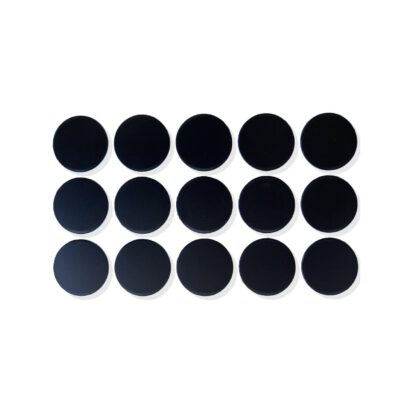 15 stuks zelfklevend boorgatdeksel van kunststof, oppervlak: zwart, 20 mm (0,8") 5136017. Kunststof schroefgatafdekking voor meubels, kast, tafel, bed, keukenkasten en nog veel meer, van EMUCA