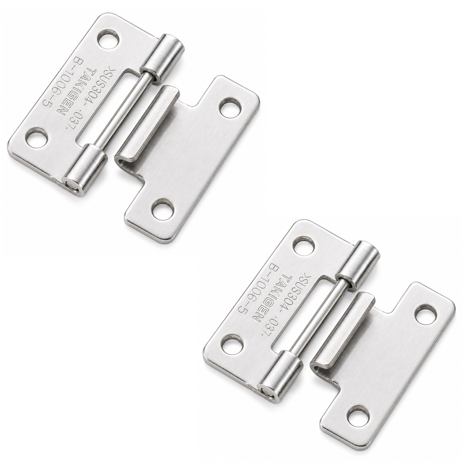 2 stukken hoogwaardige plug-in scharnier, B-1006-5, hoogte: 30 mm, van TAKIGEN, laadcapaciteit: 2 kg (5 lbs). Productafbeelding