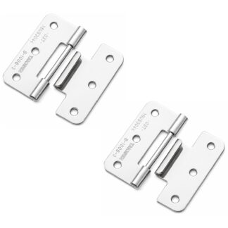 2 stukken hoogwaardige plug-in scharnier, B-1006-3, hoogte: 40 mm, van TAKIGEN, laadcapaciteit: 4 kg (9 lbs). Productafbeelding 