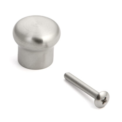 Superleichter Edelstahl-Möbelknopf SUS304 von Sugatsune, RSS-25S (22 mm), satiniert matt. Produktbild