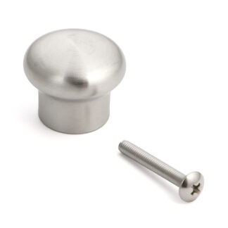 Superleichter Edelstahl-Möbelknopf SUS304 von Sugatsune, RSS-30S (23 mm), satiniert matt. Produktbild
