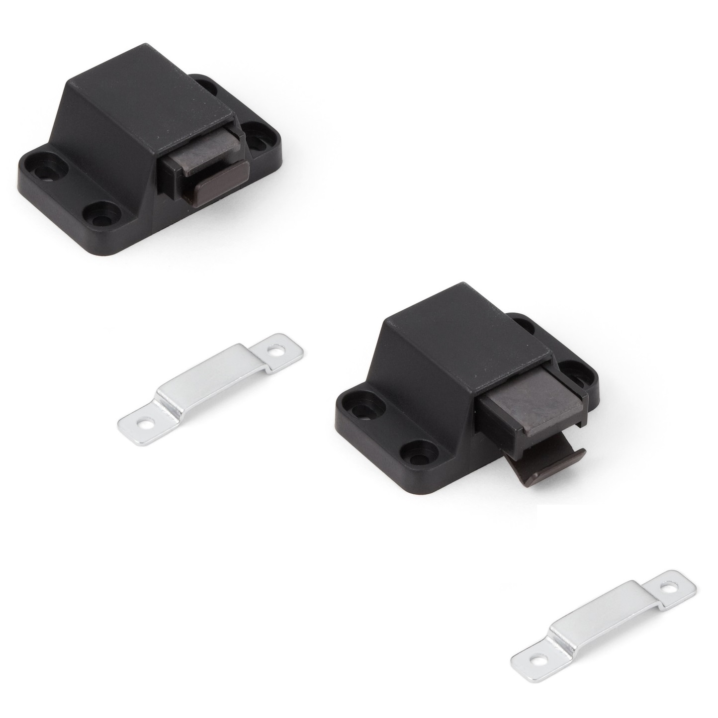 2 stuks lente Latch Mini Latch push Catch voor greeploze deuren, niet-magnetische PR-21P door SUGATSUNE / Lamp (Japan)