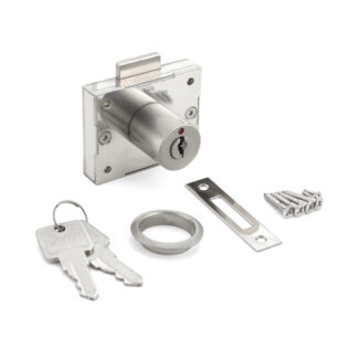 Kastslot met display, gesleuteld met 2200QL-24-B, door Sugatsune / LAMP (Japan)