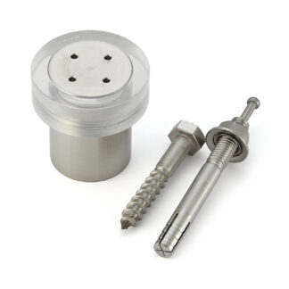 Deurstopper, roestvrij staal HT-32P, door Sugatsune / LAMP (Japan)
