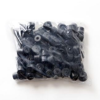Verstelbare voet, rubber, pakket van 100 K-38-P100, door Sugatsune / LAMP (Japan)
