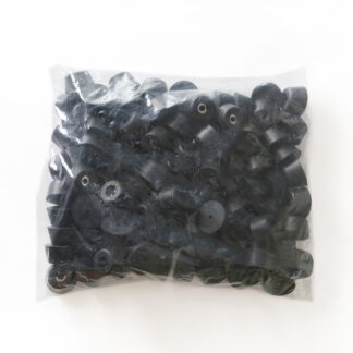 Verstelbare voet, rubber, pakje van 100 K-40-P100, door Sugatsune / LAMP (Japan)