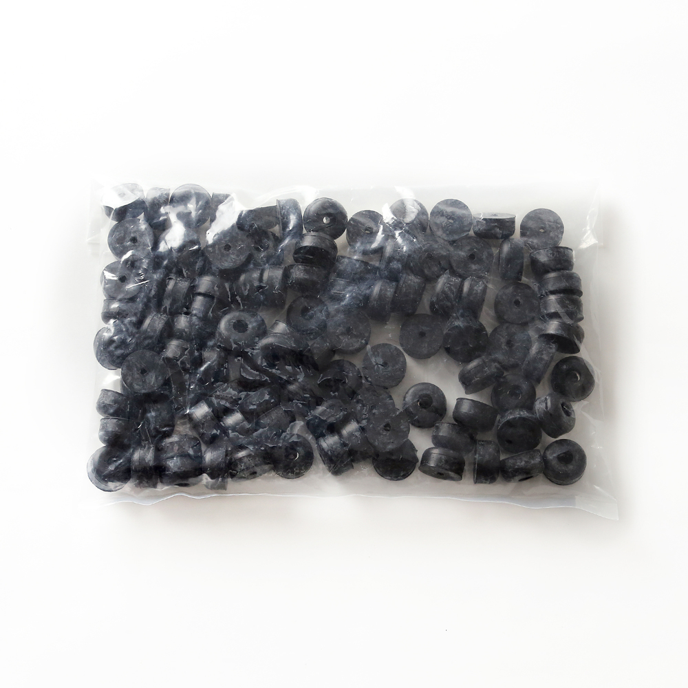 Verstelbare voet, rubber, pakket van 100 SK-1910-P100, door Sugatsune / LAMP (Japan)