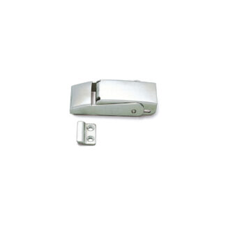 Klepsluiting, roestvrij staal, met veer STF80, Lengte: 80 mm, door Sugatsune / LAMP (Japan)
