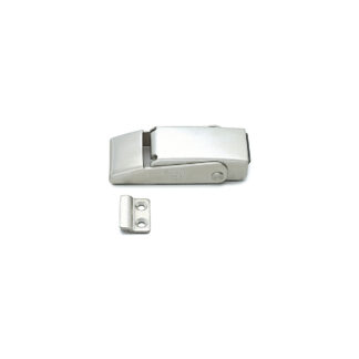 Klepsluiting, roestvrij staal, met ontgrendelingsknop STF82L, lengte: 82 mm, door Sugatsune / LAMP (Japan)